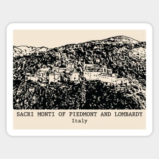 Sacri Monti of Piedmont and Lombardy - Italy Magnet